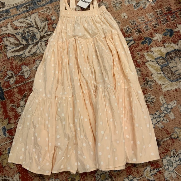 Batsheva polka dot midi pinafore dress NWT - Picture 5 of 5